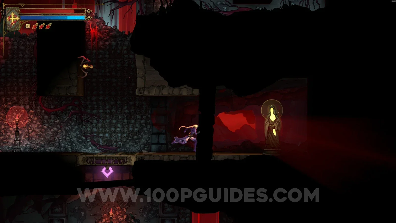 Castlevania Belmonts Curse Blood Pits: XP Statue #20 on the right side of the area