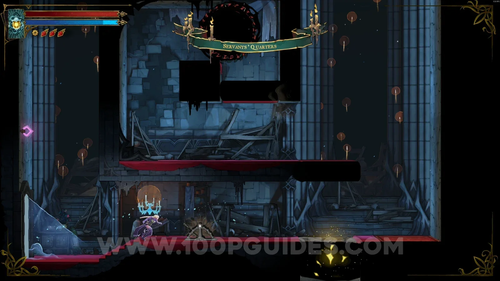 Castlevania Belmonts Curse Old Gallery: pulling the lever and crossing quickly while the pillar rises