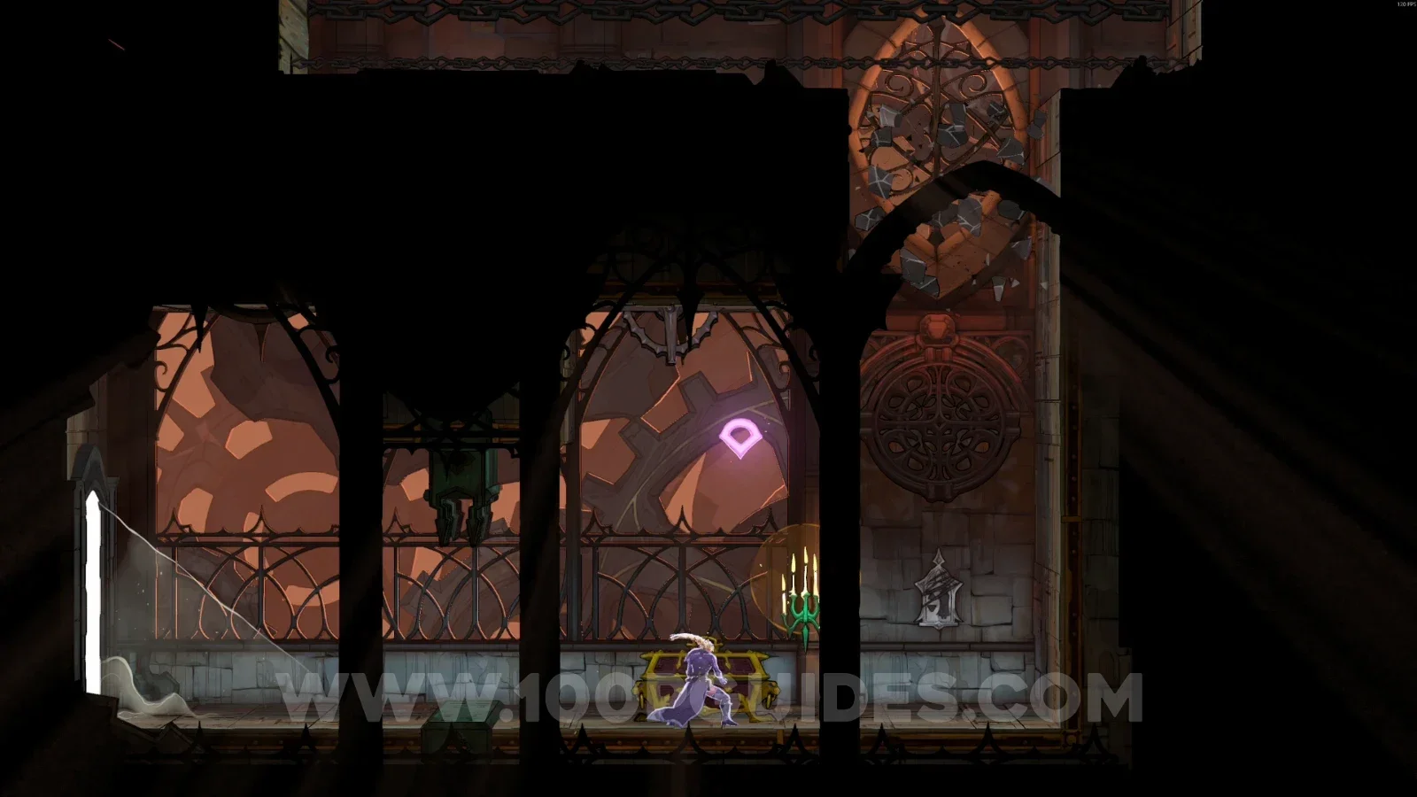 Castlevania Belmonts Curse Clock Tower: the chest containing the Claymore past the other blocks
