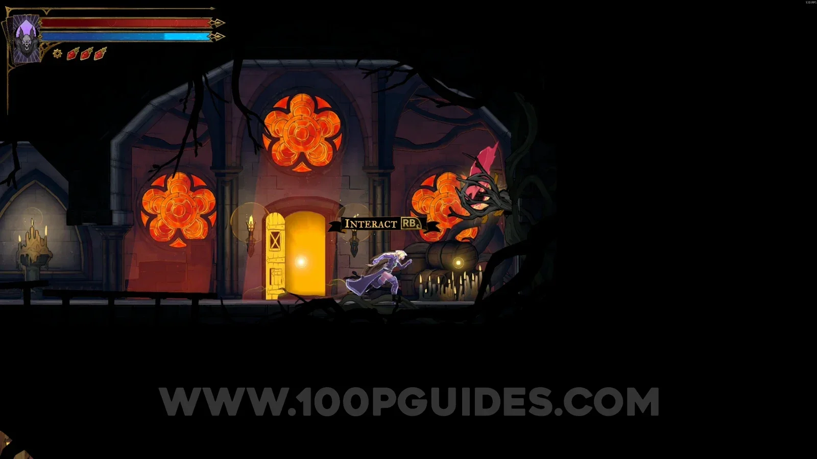 Castlevania Belmonts Curse The Forest: Brave Heart Fragment #22 on the other side at the end of the path