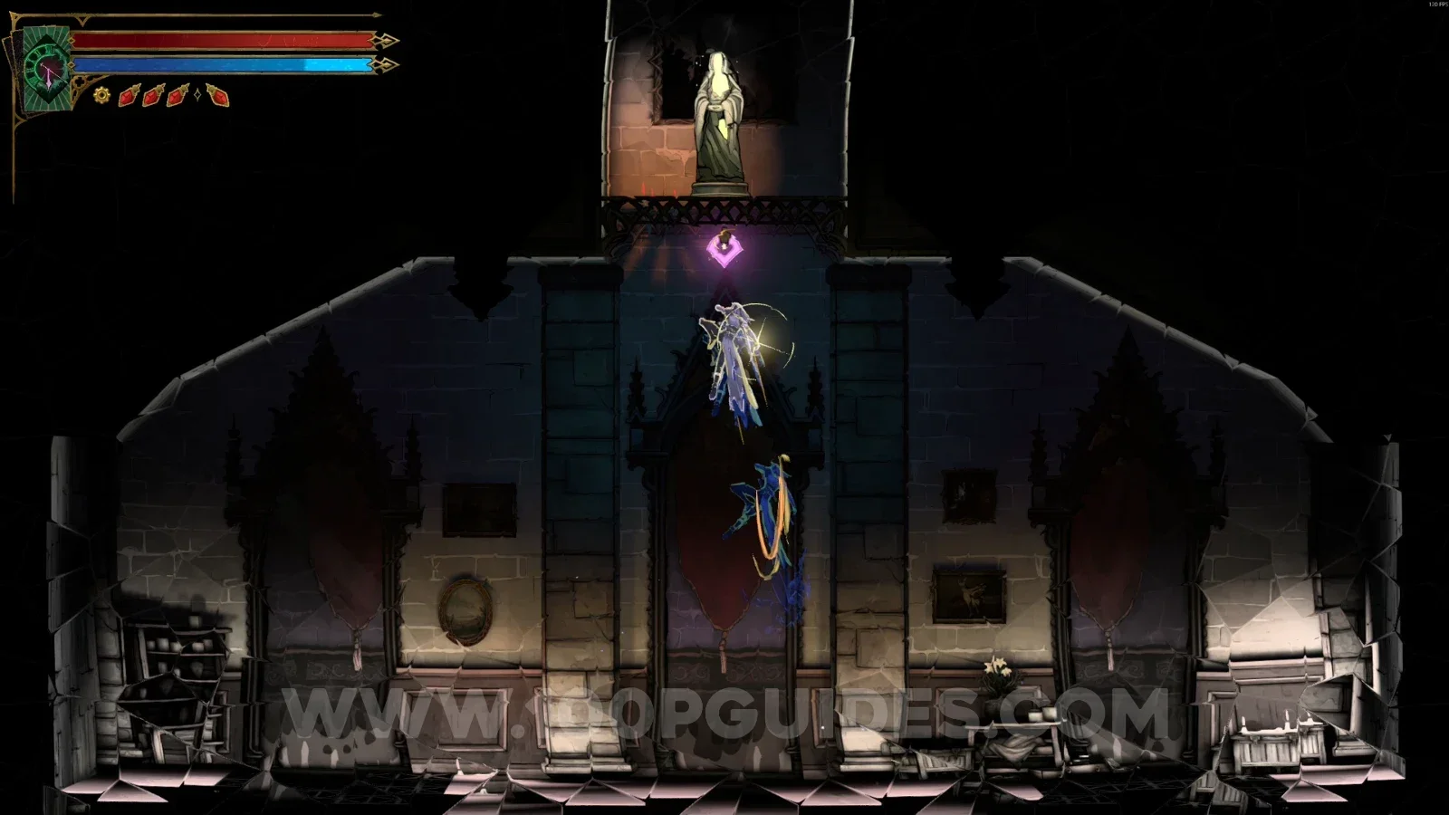 Castlevania Belmonts Curse Passage Of Perplexity: XP Statue #17 at the top of the area