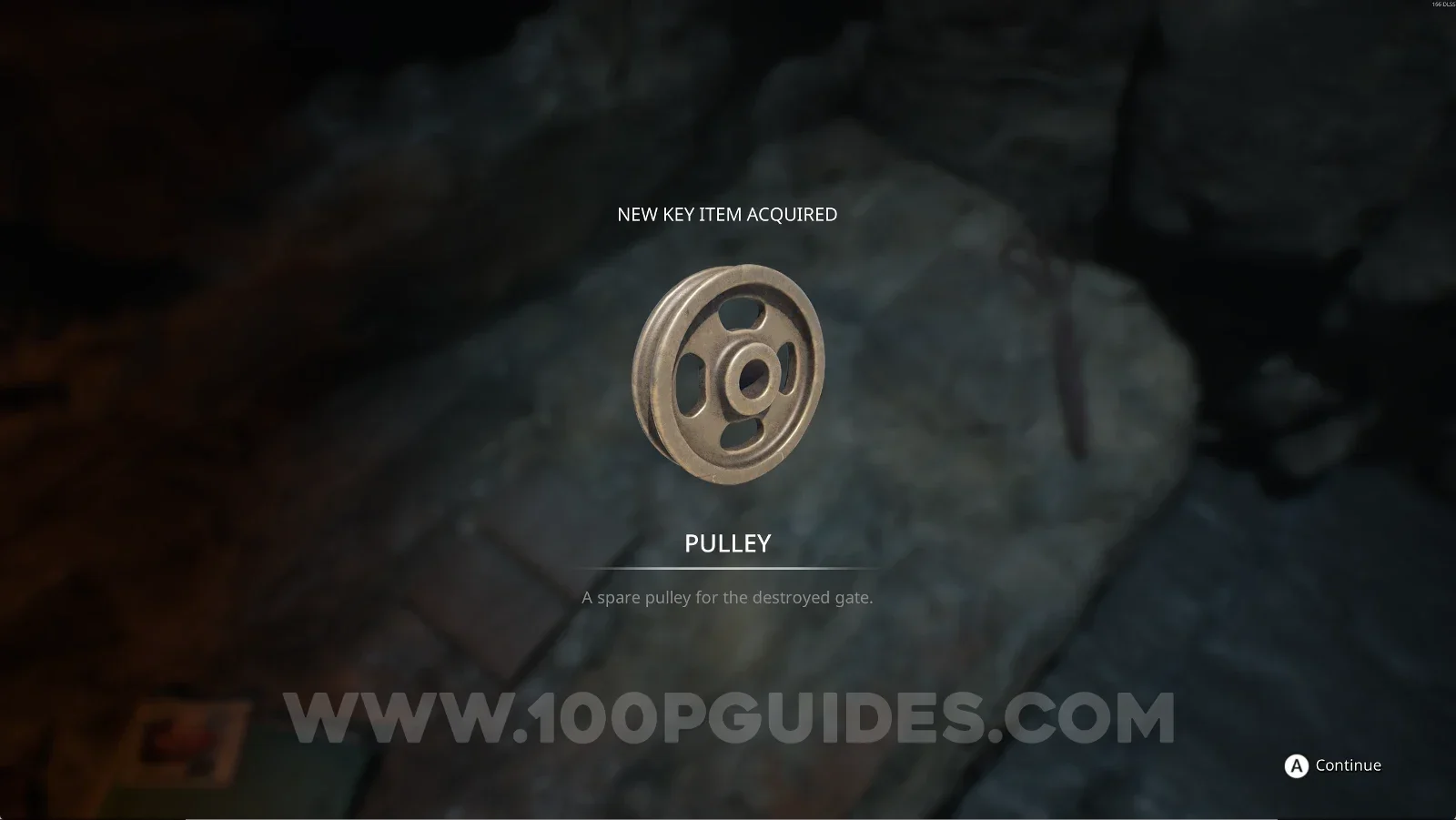 Remothered: Red Nuns Legacy Catacombs: picking up the Pulley key item