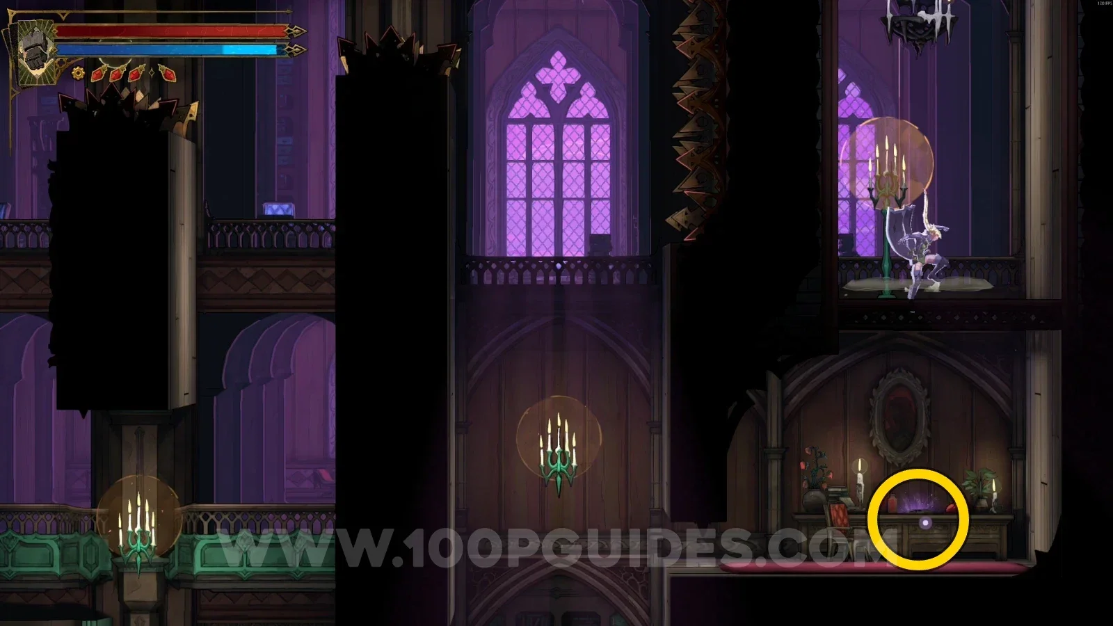 Castlevania Belmont's Curse Natural Philosophy Shelves: going down the platforms from the previous statue