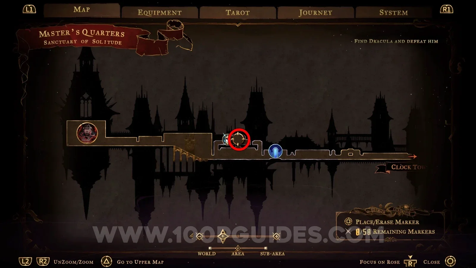 Castlevania: Belmont's Curse Master's Quarters: the 2 switches in the small gaps before the final boss room