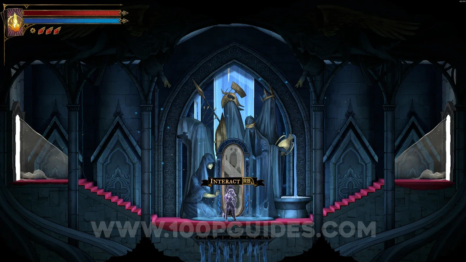 Castlevania Belmonts Curse Main Hall: Mirror Of Life #17 pickup in the Waterworks