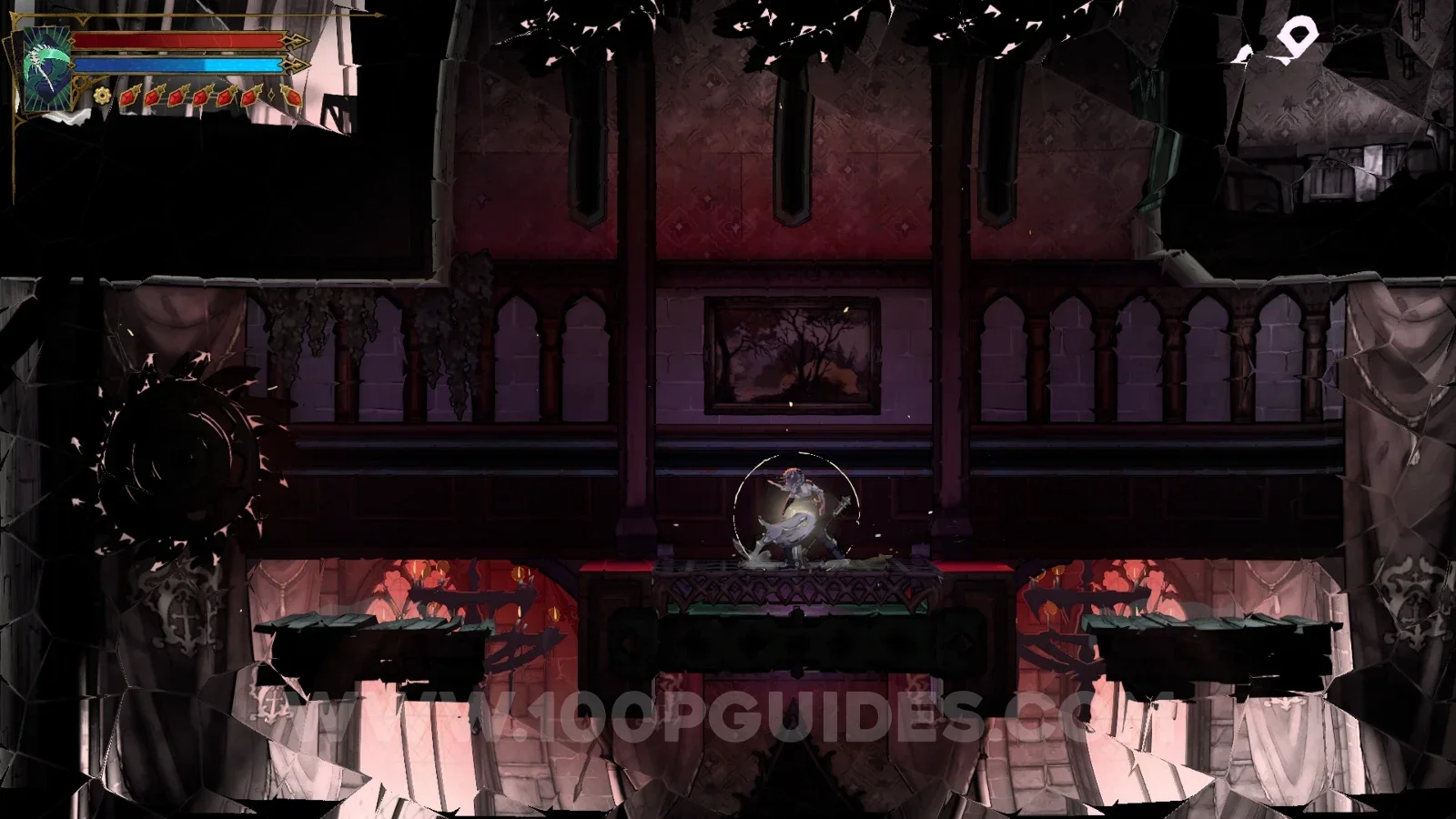 Castlevania Belmonts Curse Steps Of Misdirection: interacting with the lever to start the challenge