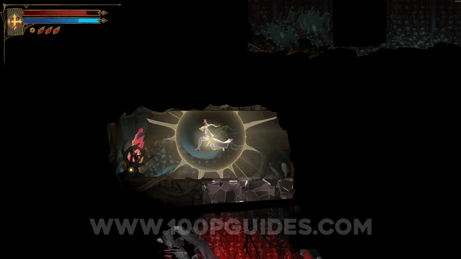Castlevania Belmonts Curse Blood Pits: Brave Heart Fragment #8 in the marked area