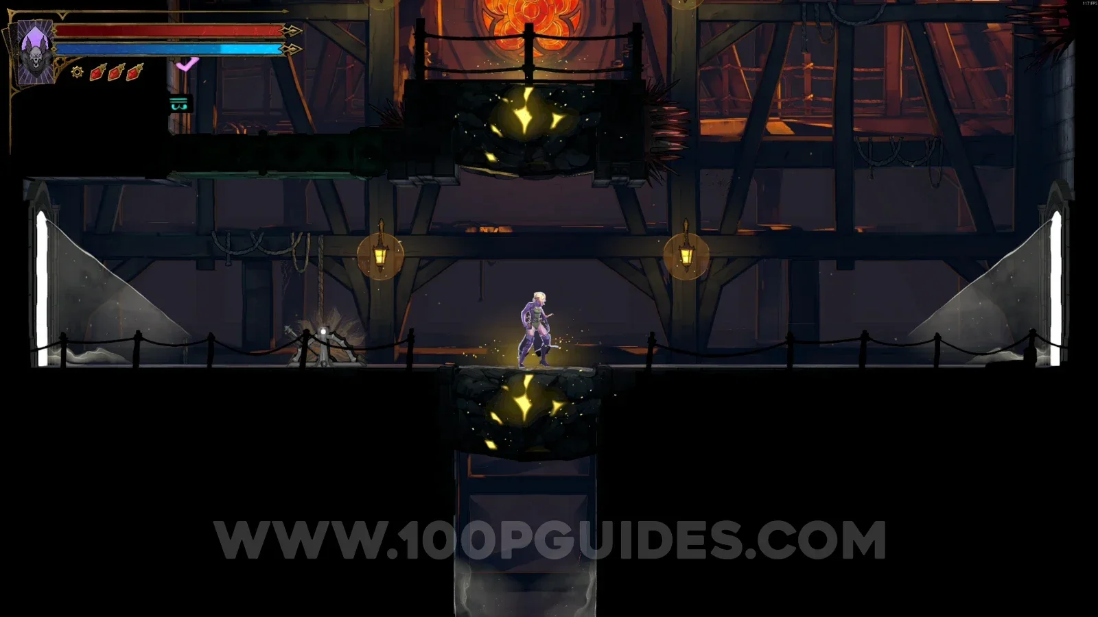 Castlevania Belmonts Curse La Fleche: climbing the tower toward Brave Heart Fragment #23