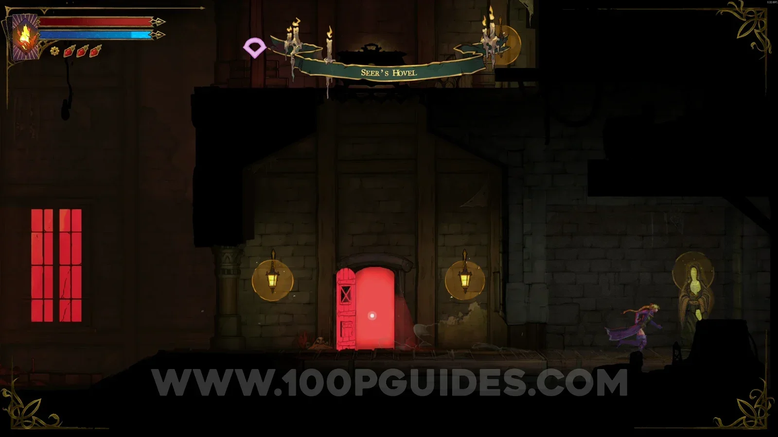 Castlevania Belmonts Curse Seer's Hovel: XP Statue #19 reached with the slide on the right side