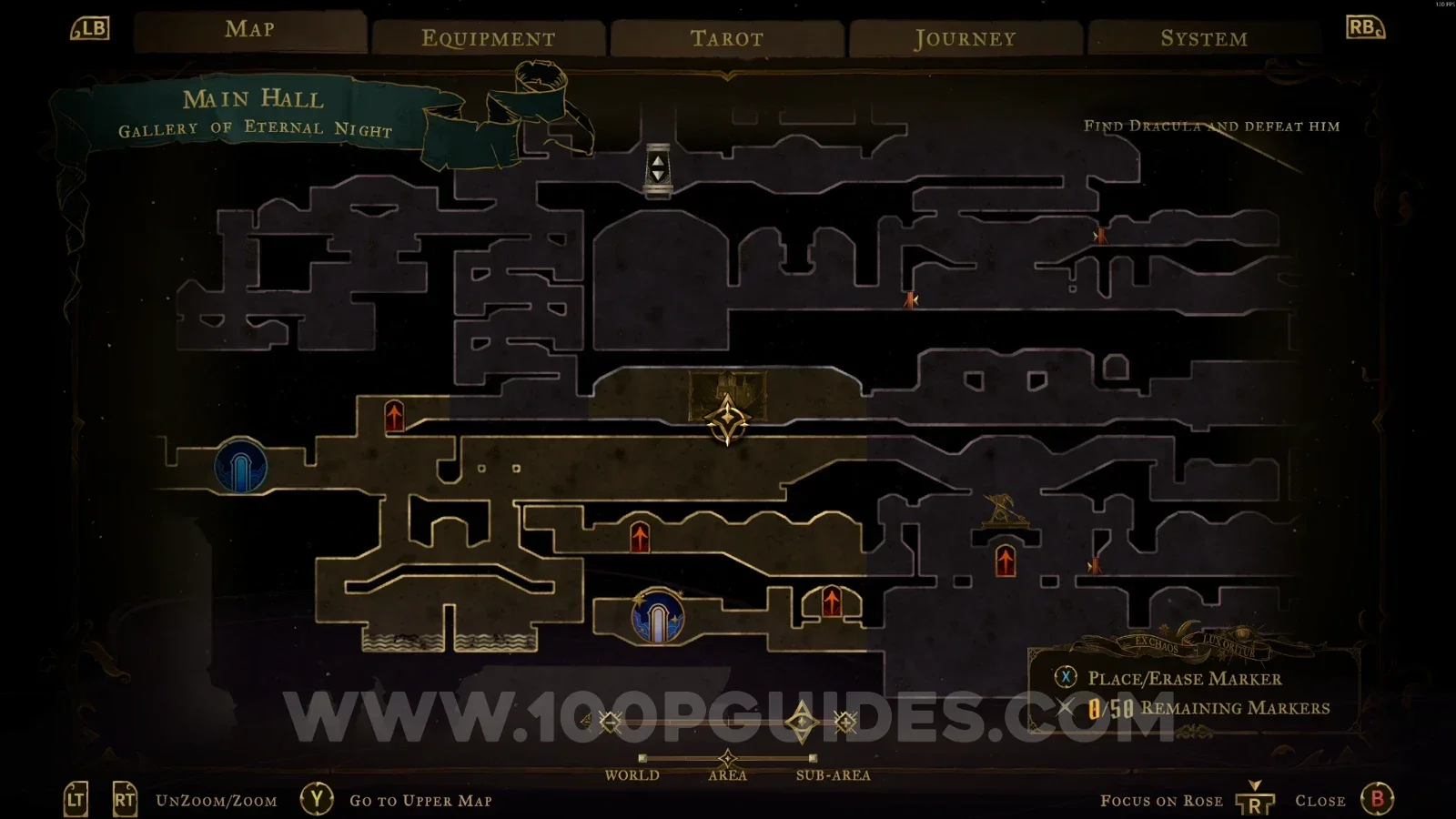 Castlevania Belmonts Curse Gallery Of Eternal Night: approaching the painting for The Artist clue