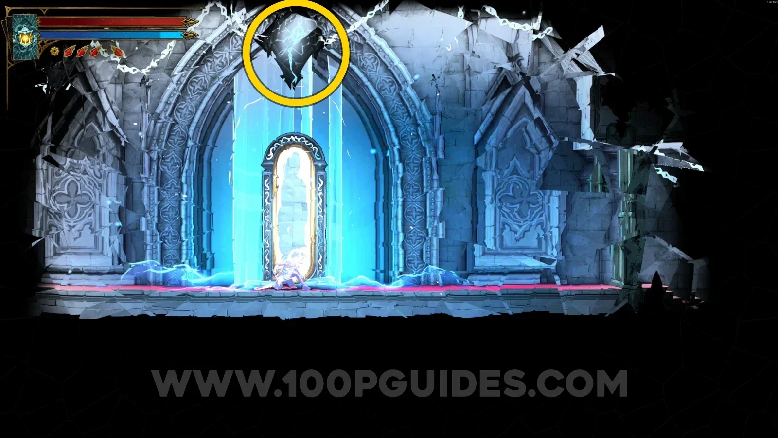 Castlevania Belmonts Curse Prison Tower: crouching in front of the mirror to return after the enemies