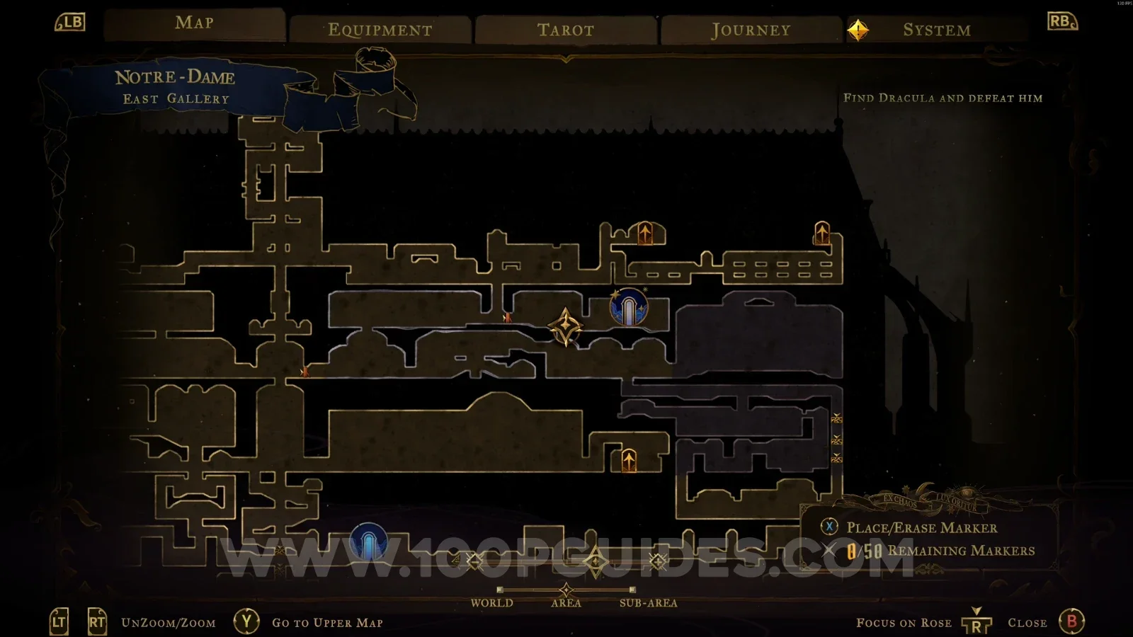 Castlevania Belmonts Curse Notre-Dame East Gallery: the Mirror of Life with a different symbol