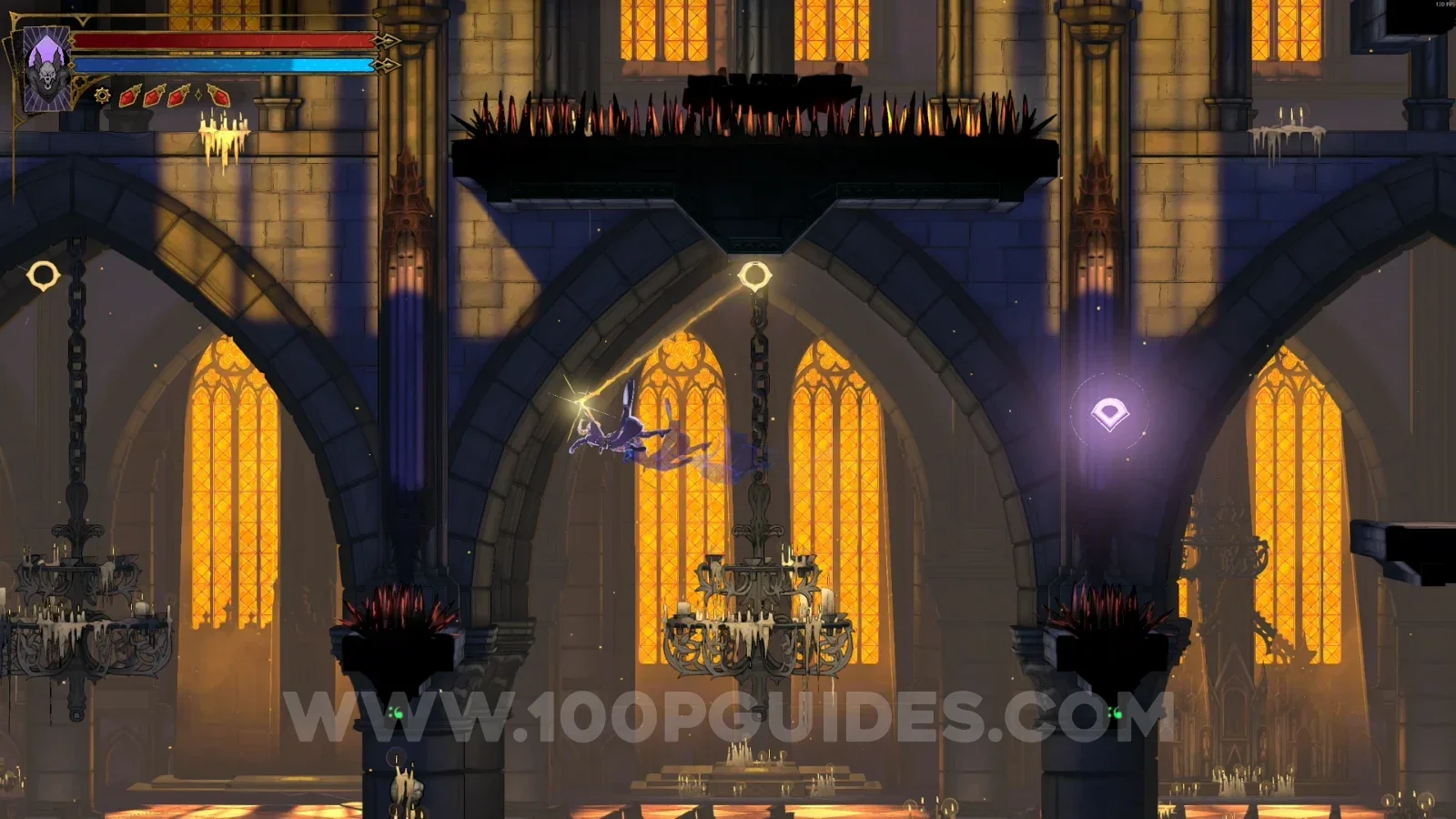 Castlevania Belmonts Curse Nave: going around the area across the top toward the chest