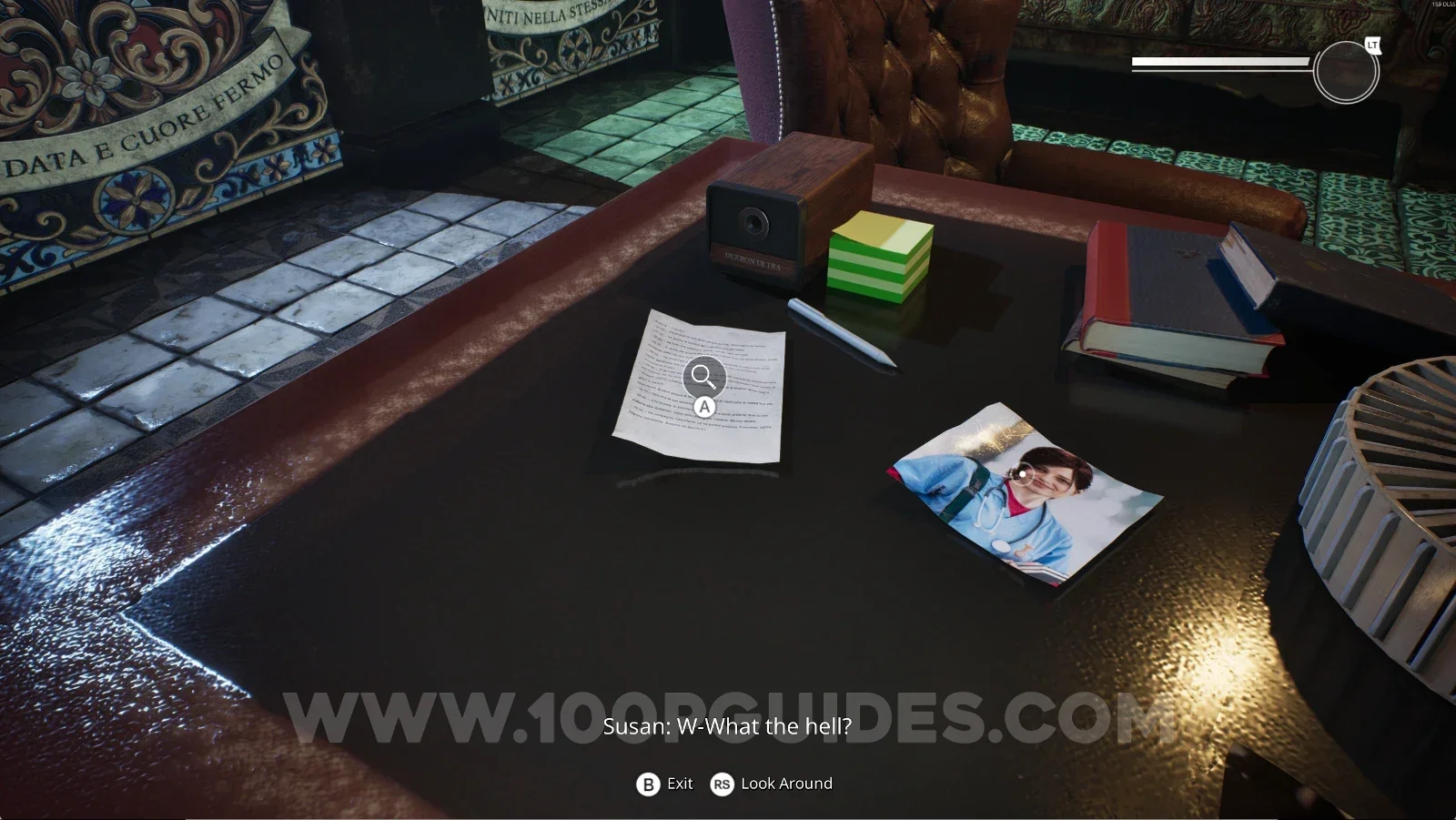 Remothered: Red Nuns Legacy: the letter on the table, Susan's Private Life Report