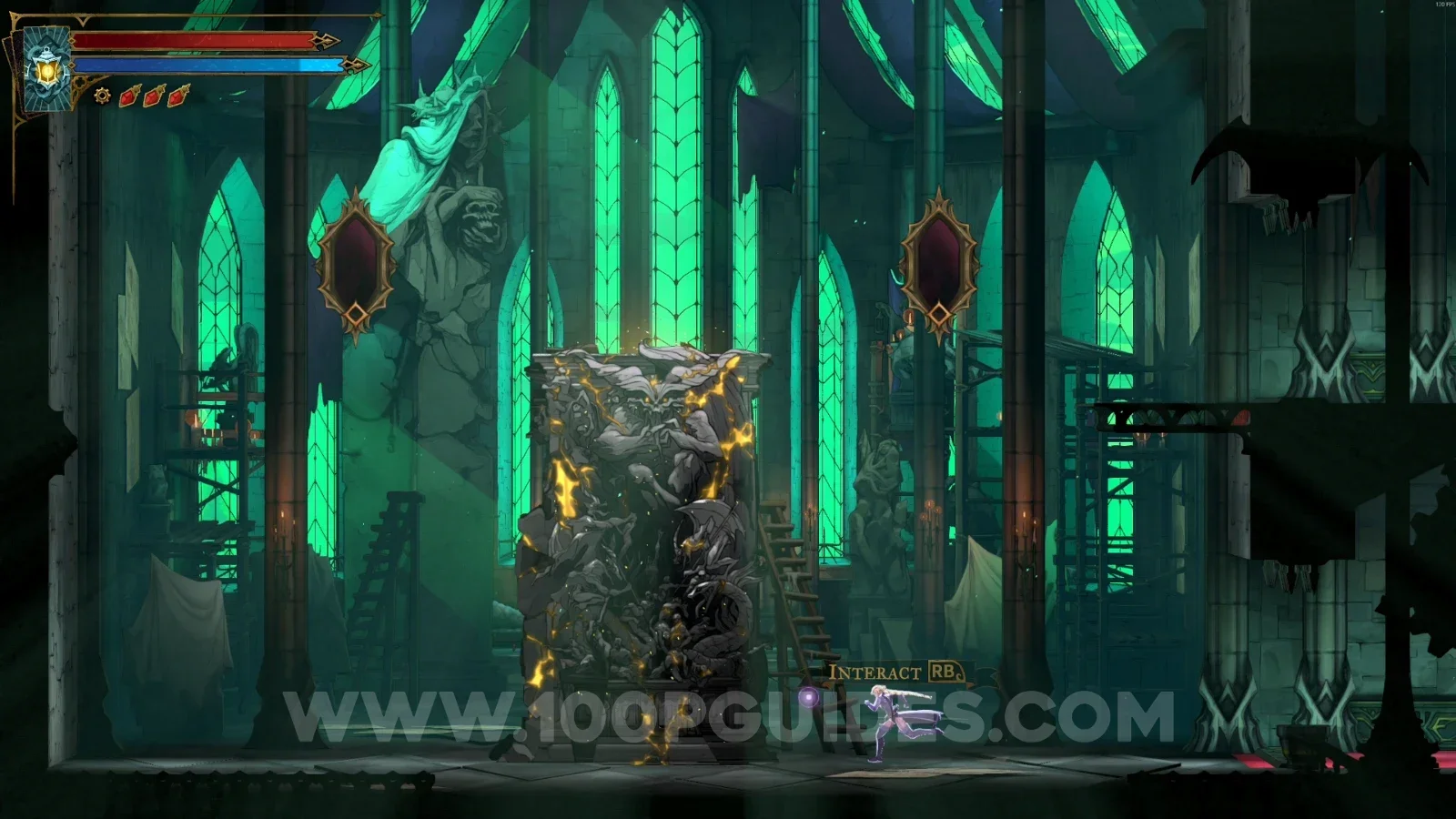 Castlevania Belmonts Curse Brauner's Atelier: The Artist clue from interacting with the sculpture