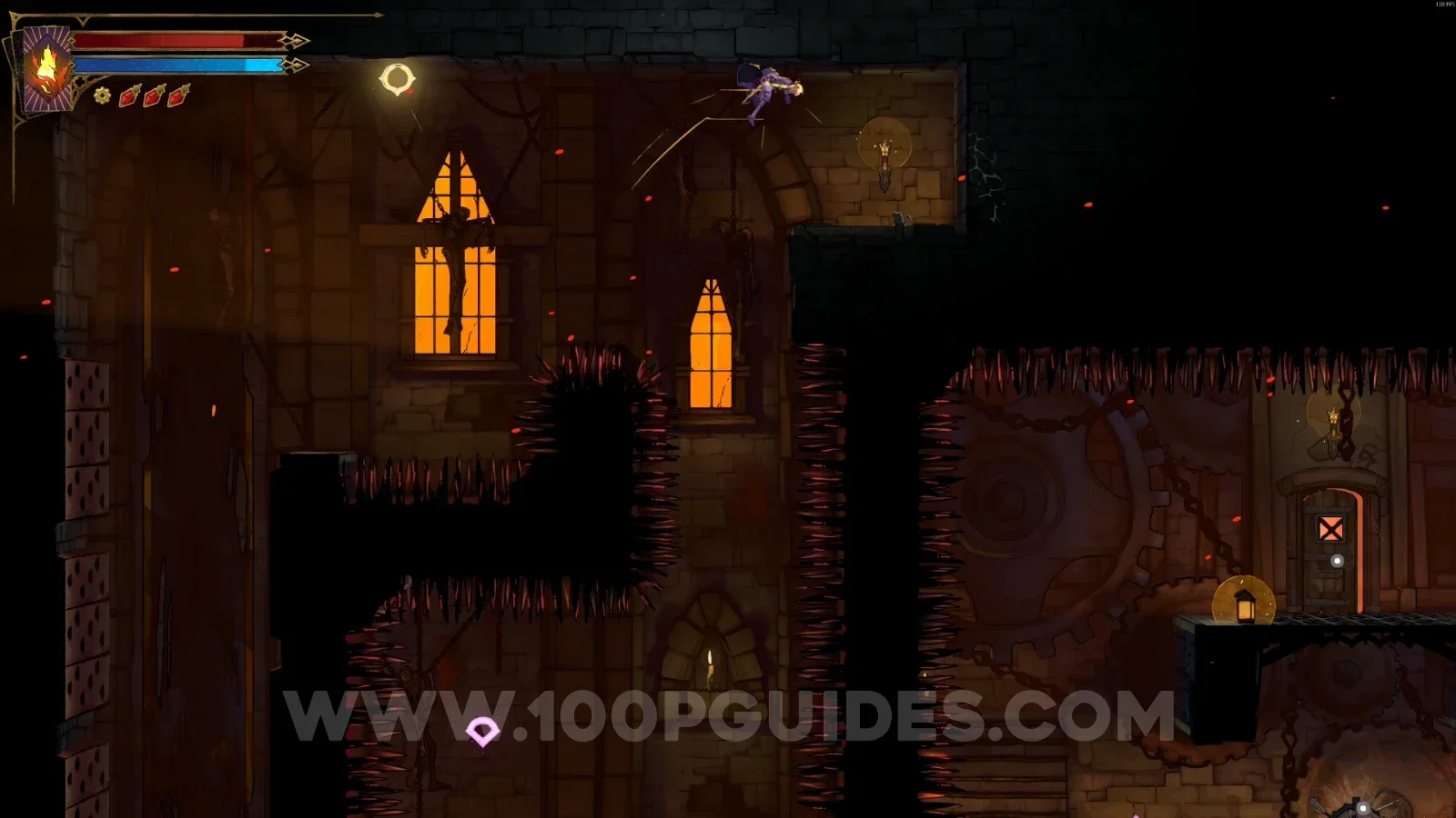 Castlevania Belmonts Curse Upper Tower: Blue Book #2 behind the breakable wall on the right side at the top
