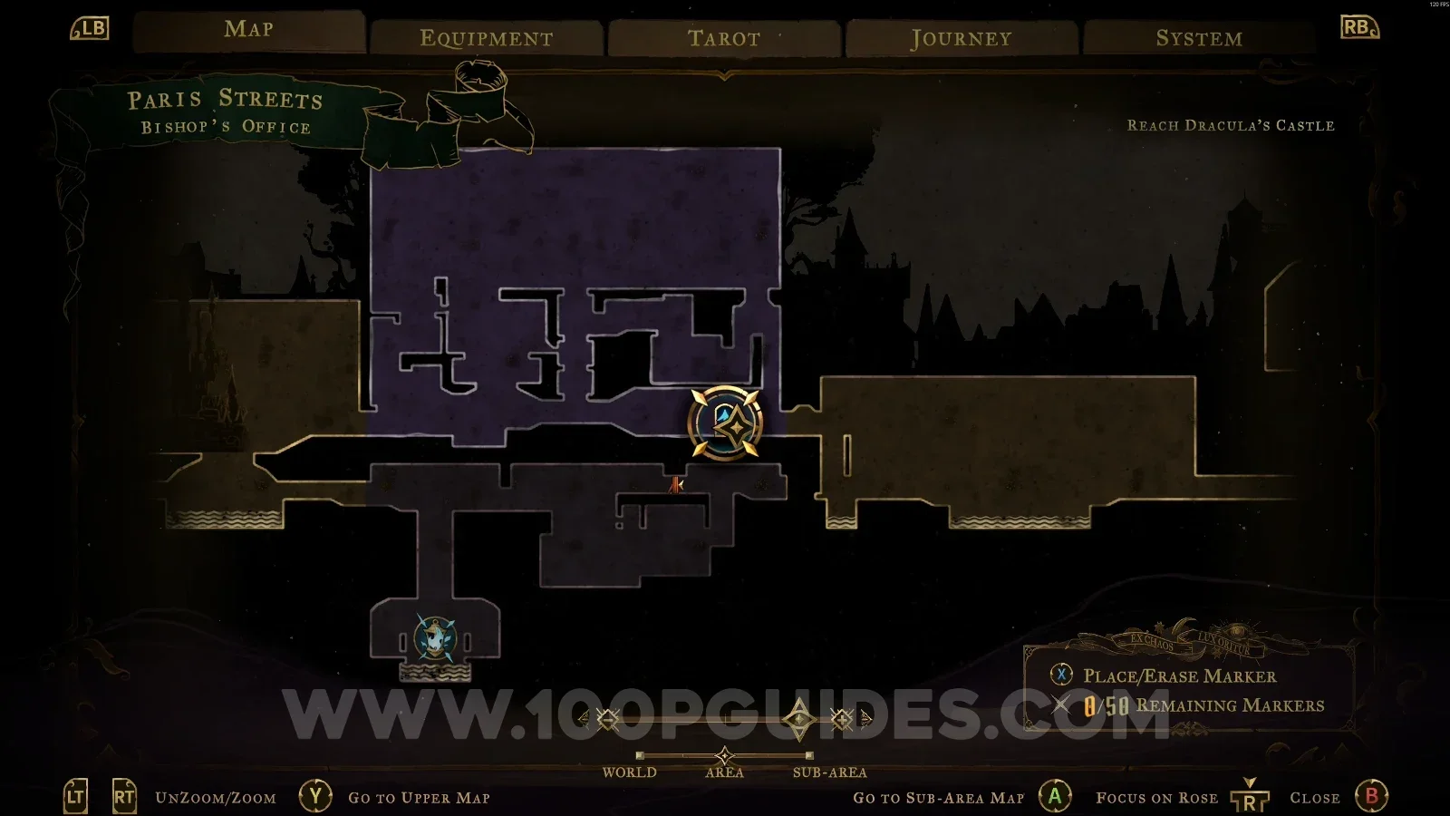 Castlevania Belmonts Curse Court of justice: climbing with the Arcane Whip to the door of the yellow room