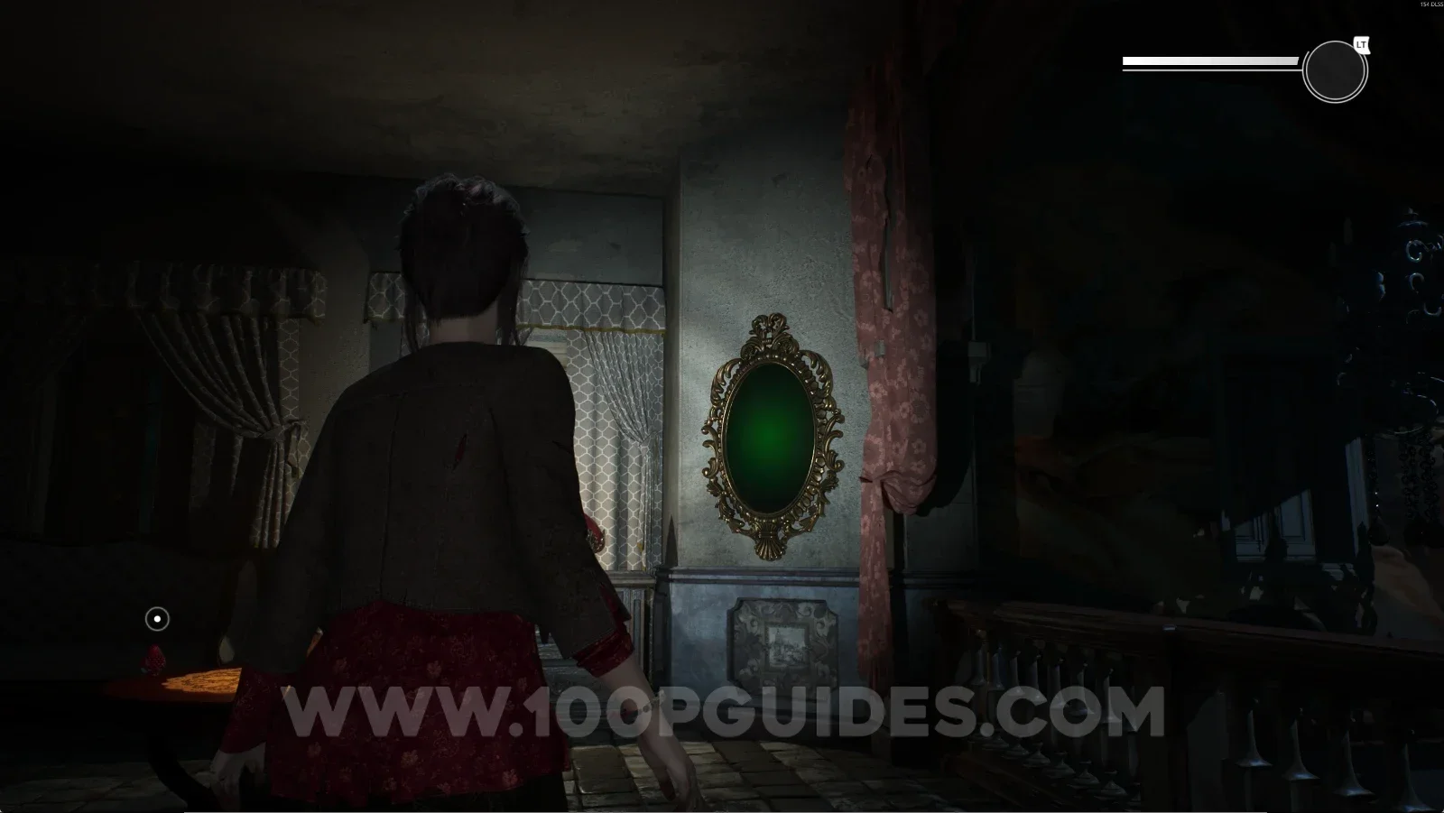 Remothered: Red Nuns Legacy: the next mirror along the single path on the first floor