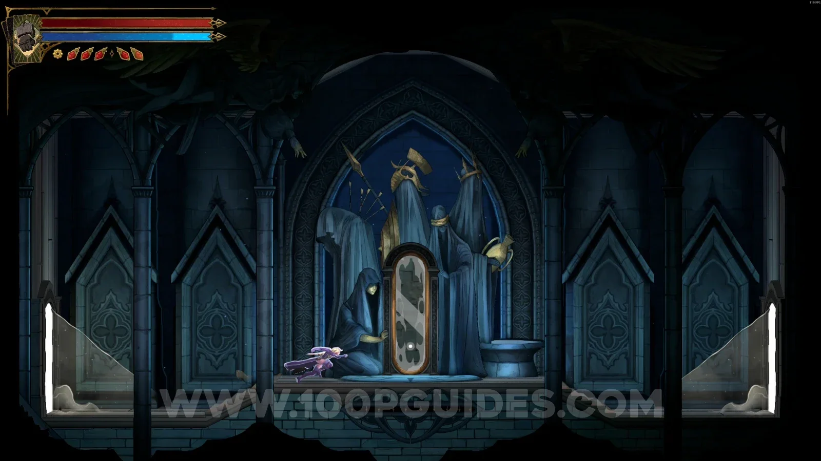 Castlevania Belmont's Curse Rhetoric Shelves: Mirror Of Life #1 in the area marked on the map