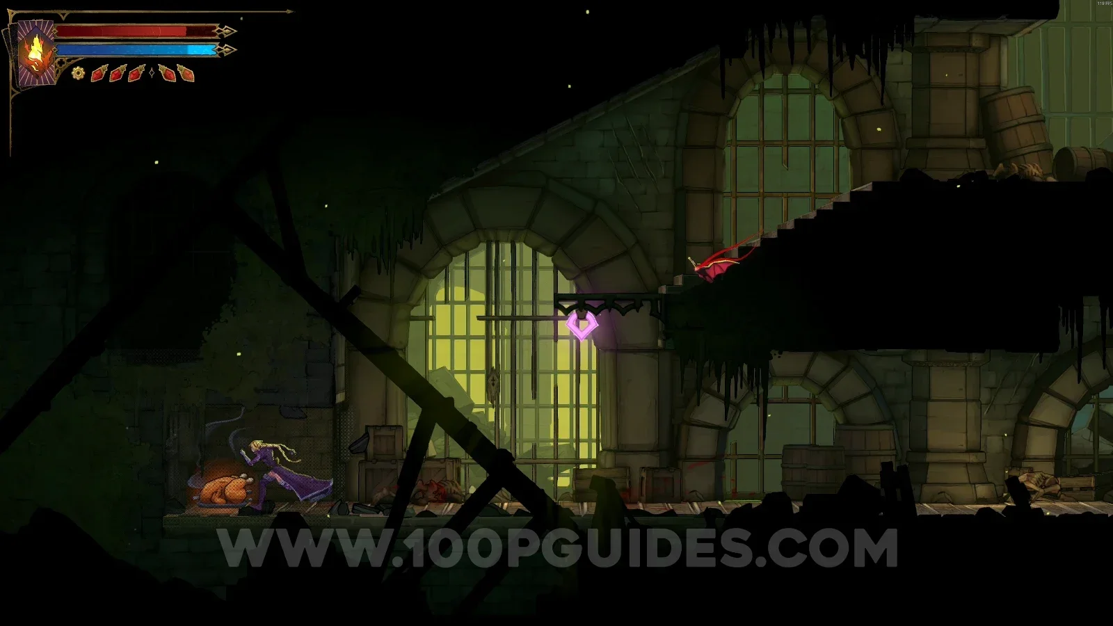 Castlevania Belmonts Curse Path Of The Rat: Chicken #1 inside the secret room behind the left wall