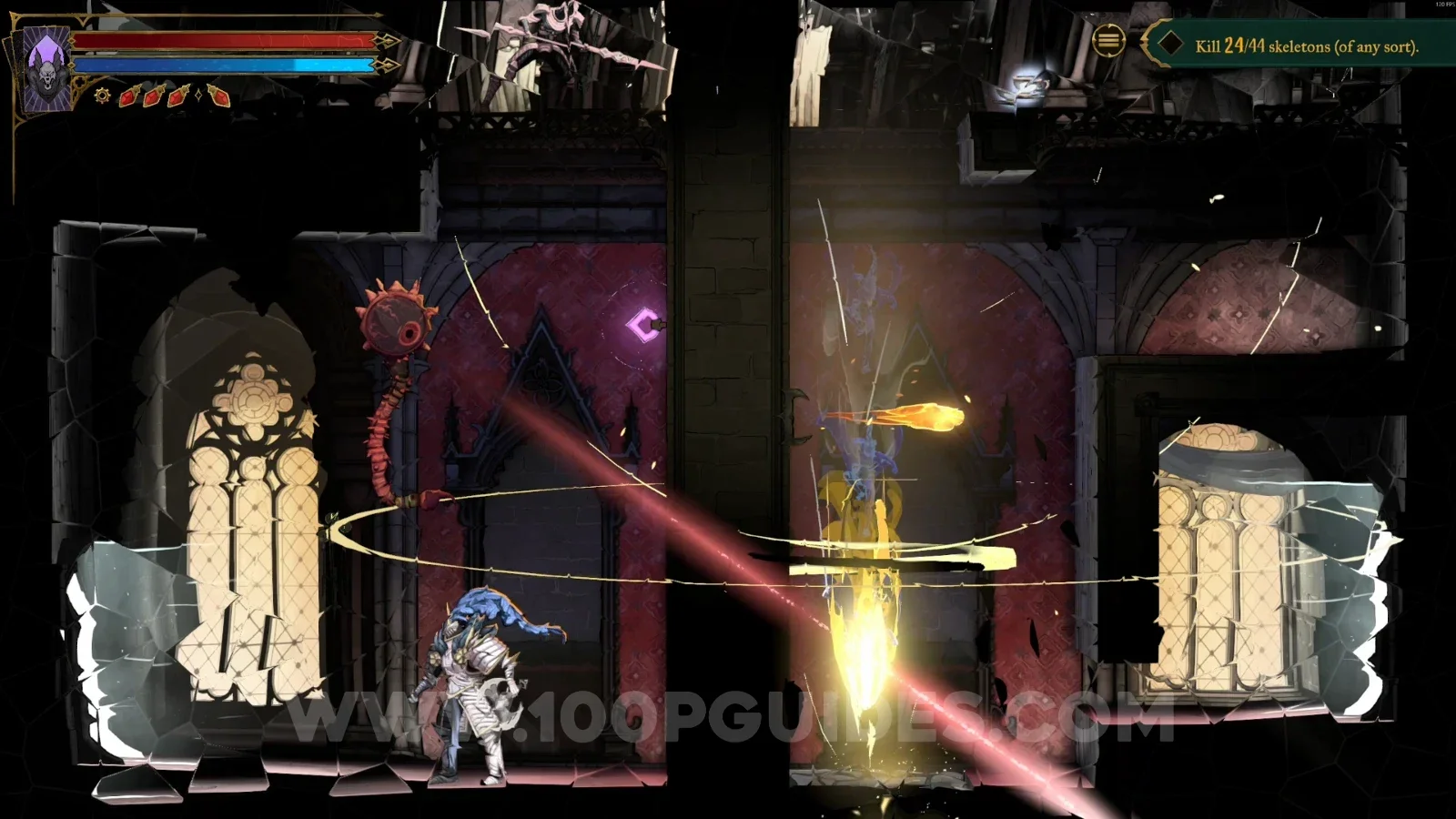 Castlevania Belmonts Curse Hall of Mirrors: using the Smash arcane power to break through the floors