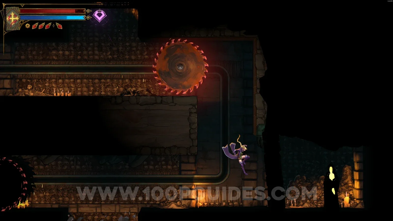 Castlevania Belmonts Curse Path Of The Abyss: XP Statue #4 on the lower level of the next area