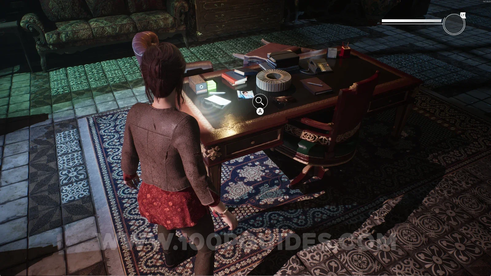 Remothered: Red Nuns Legacy: the table in the room behind the Library door