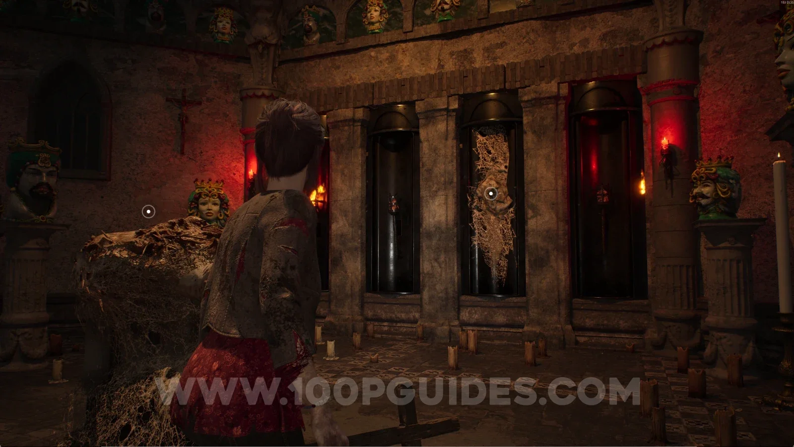 Remothered: Red Nuns Legacy Pillar Riddle: leading the moths from the cocoon to the buttons