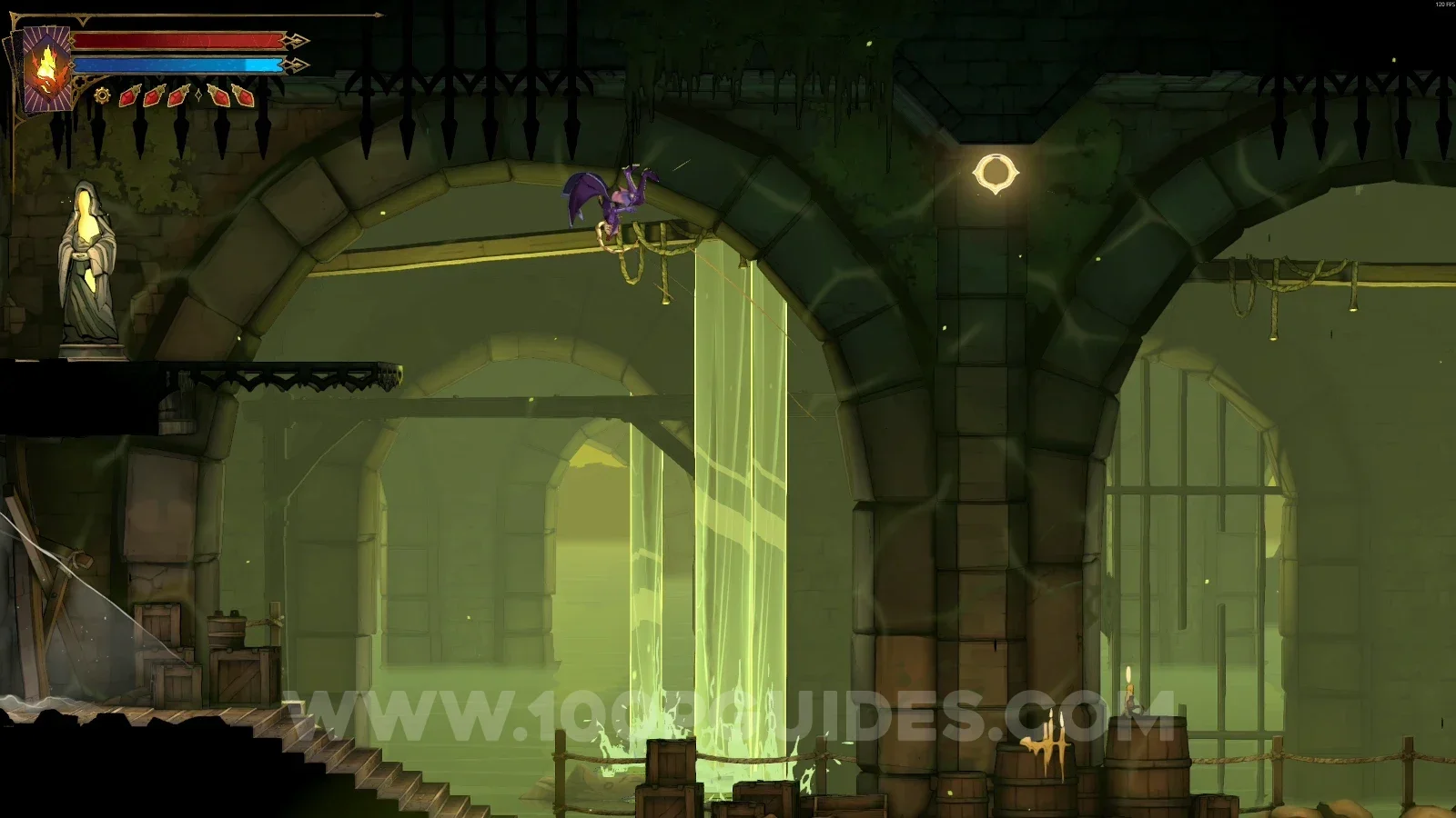 Castlevania Belmonts Curse Path Of The Rat: XP Statue #12 reached with the Arcane Whip