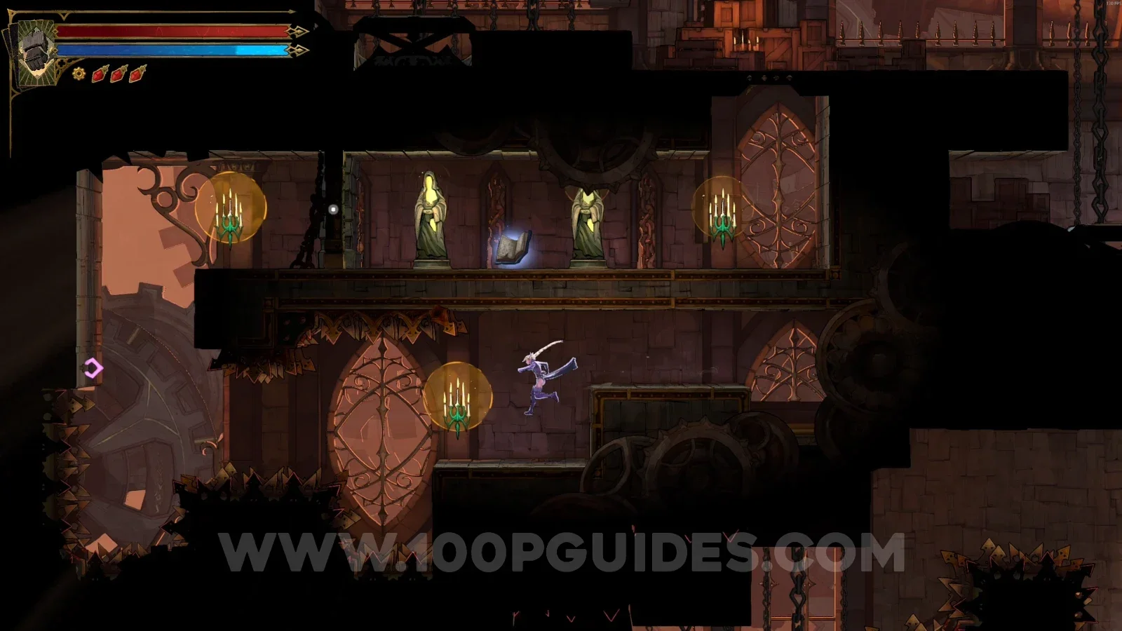 Castlevania Belmont's Curse Daedalus Crossing: XP Statues #9 and #10 with Blue Book #1
