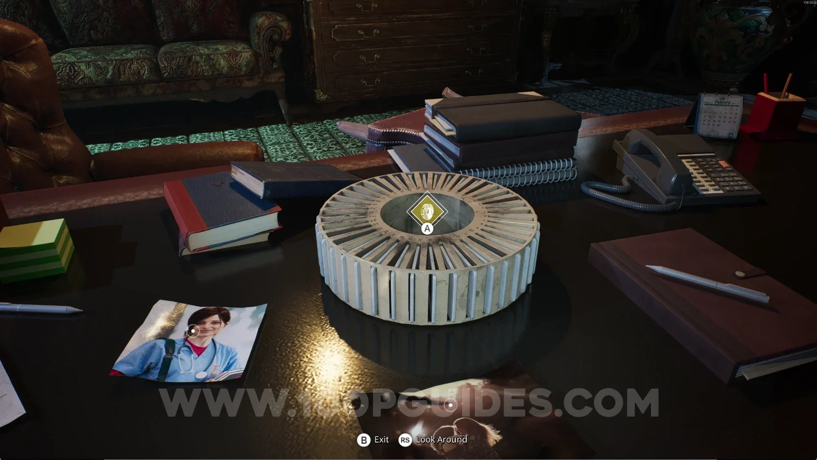 Remothered: Red Nuns Legacy: the Slides Wheel next to Young Susan's Photo