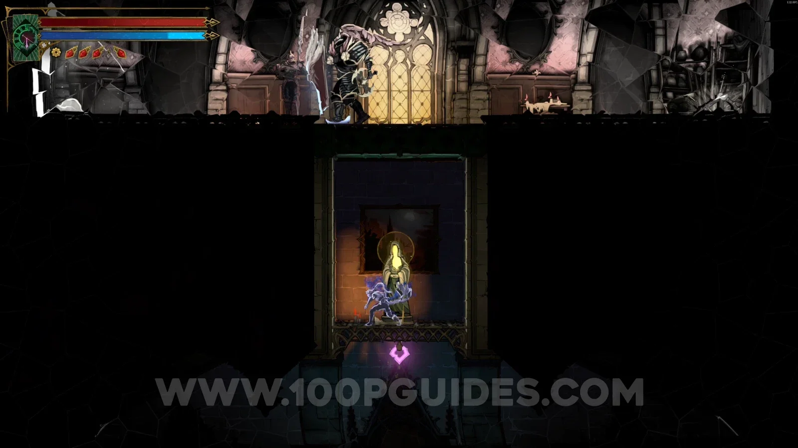 Castlevania Belmonts Curse Passage Of Perplexity: XP Statue #140 at the top of the marked area