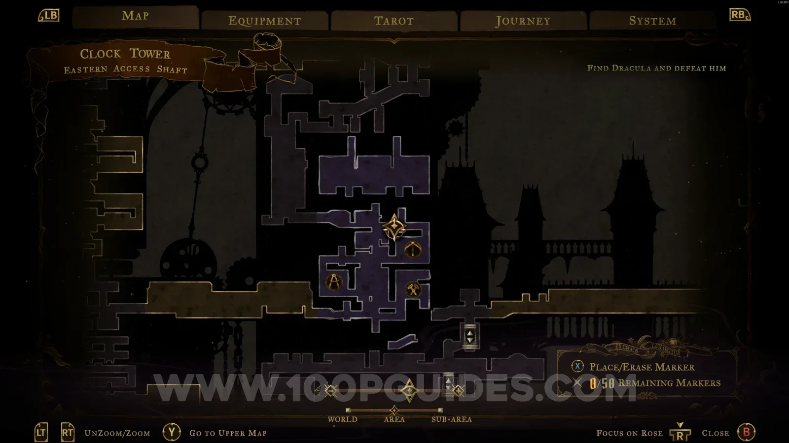 Castlevania Belmont's Curse Eastern Access Shaft: block on the pressure plate keeping the platform raised