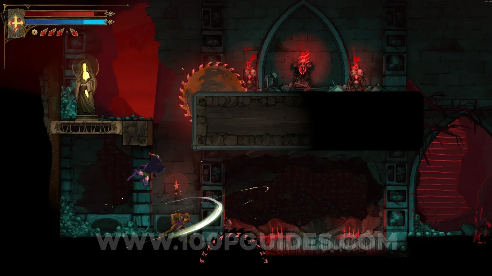 Castlevania Belmonts Curse Realm Of Old Night: XP Statue #12 on the right side of the area