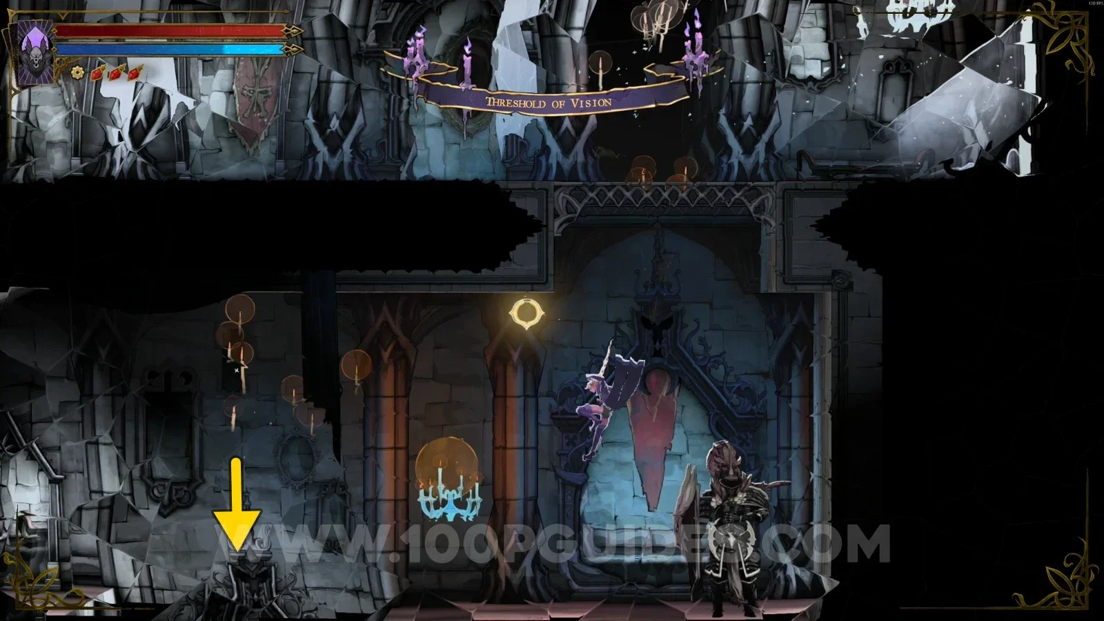Castlevania Belmonts Curse Hall of Mirrors: continuing down through the area