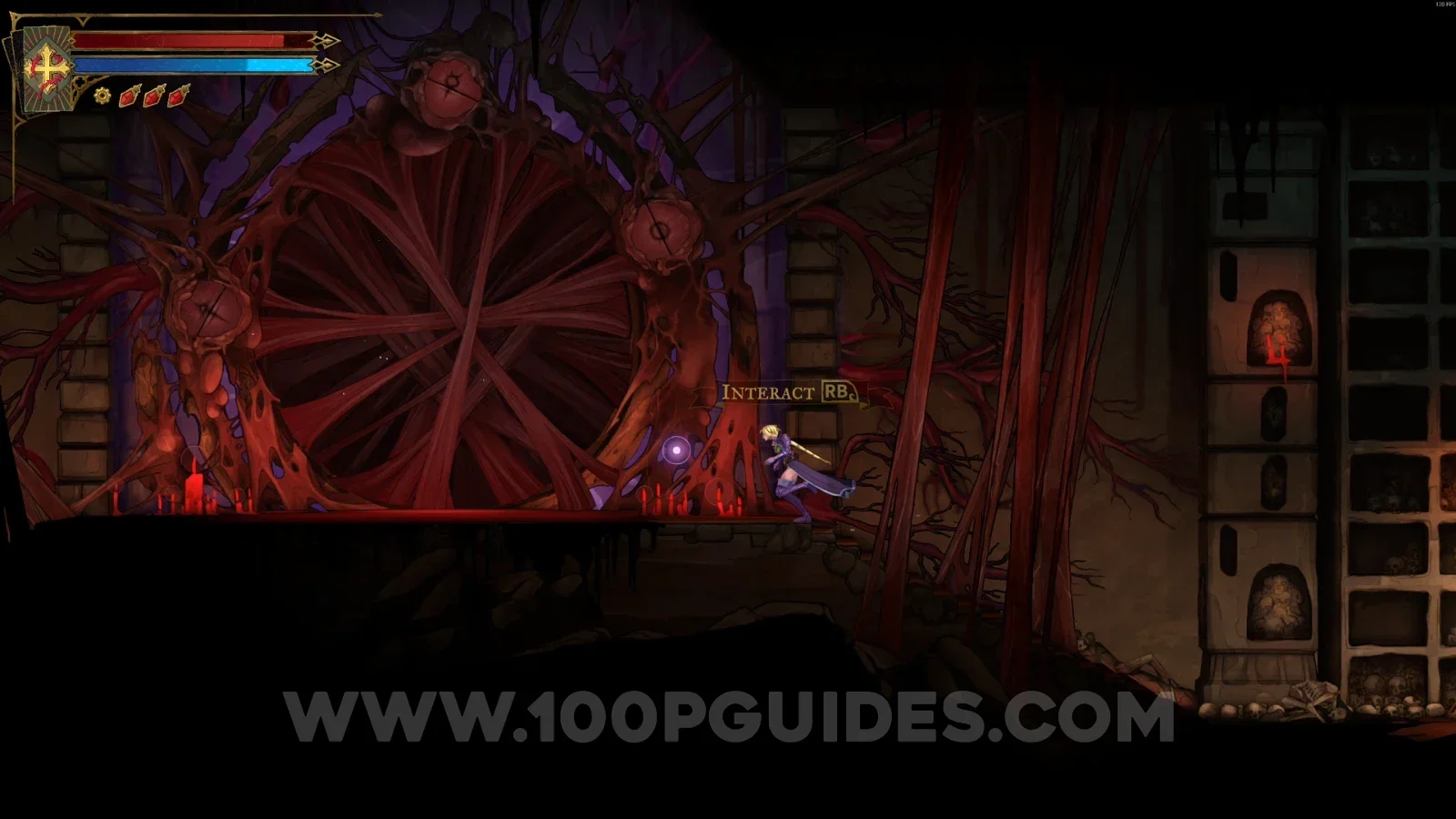 Castlevania Belmonts Curse Circle Of Greed: Clue The Miser next to the Gate