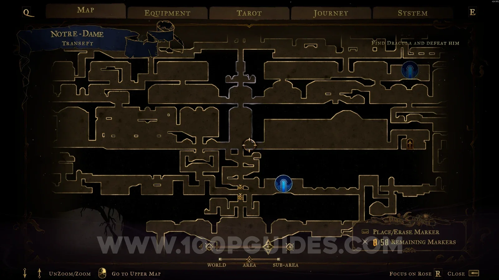 Castlevania Belmont's Curse Notre-Dame: the Transept, location of The Corrupted Pipes Of The Notre-Dame Organ clue