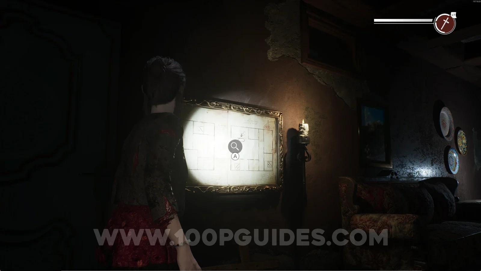 Remothered: Red Nuns Legacy: the door on the left at the bottom of the stairs leading to the map