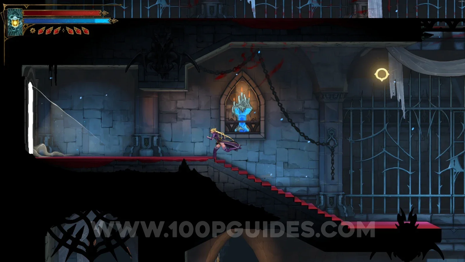 Castlevania Belmonts Curse Grand Hall: the room on the left leading into the Crematorium