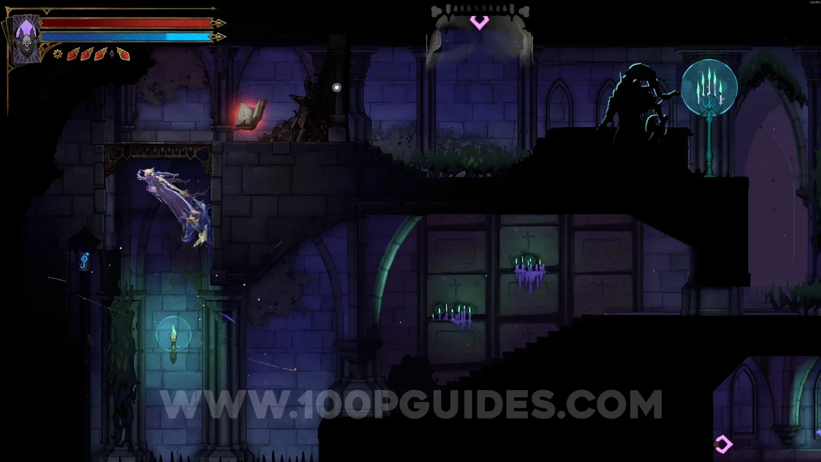 Castlevania Belmonts Curse Tomb Of The Chevaliers: Red Book #12 inside the secret room