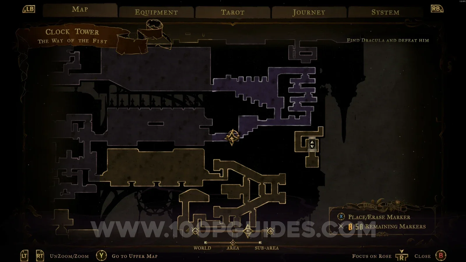 Castlevania Belmont's Curse The Way of the Fist: climbing the blocks to reveal a secret room