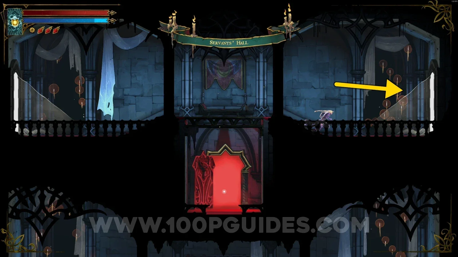 Castlevania Belmonts Curse Old Gallery: heading right after the red door toward Mirror Of Life #8