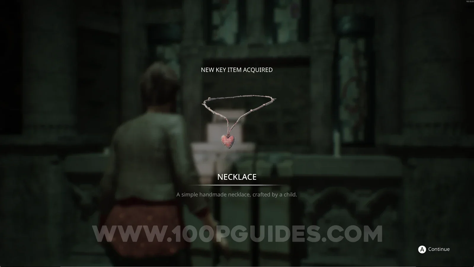 Remothered: Red Nuns Legacy: the Necklace key item from the Pillar Riddle