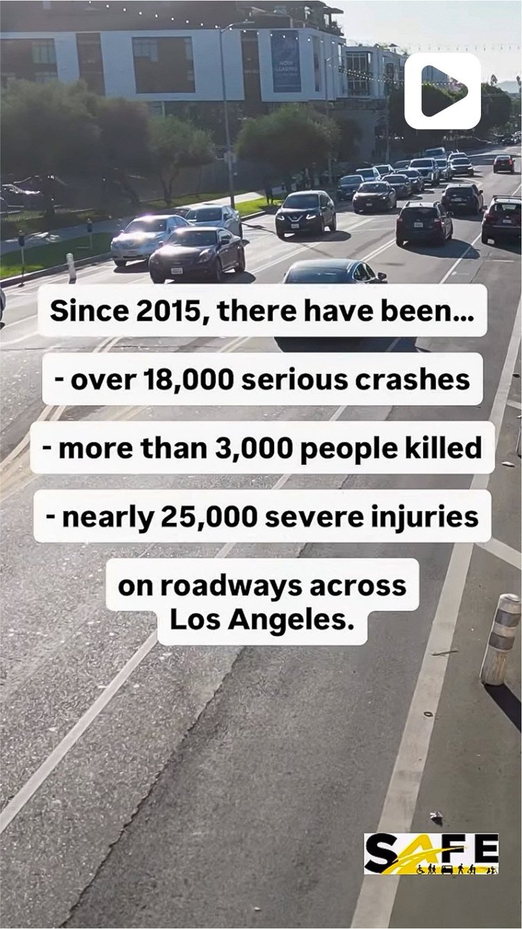 It's been 10 years since the City of LA promised to get traffic fatalities down to zero. Instead our roadways are more dangerous than ever. Join us and partner organizations as we demand accountability and use tools available to improve our safety.