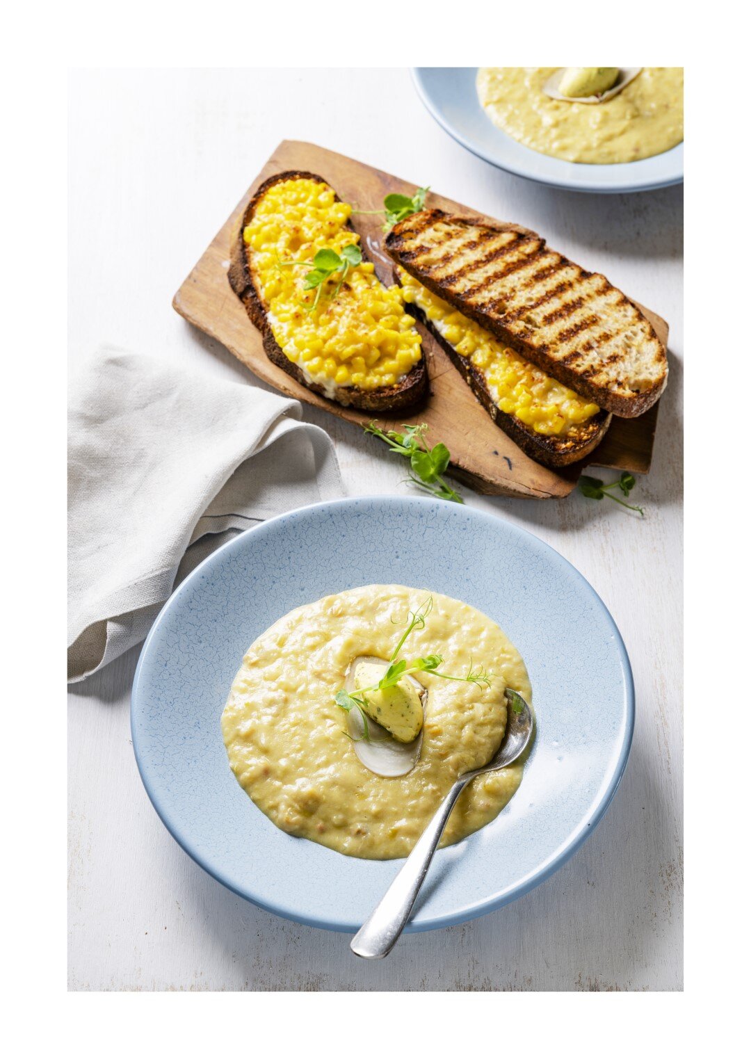 Cheesy Cream Corn Toasties Cheesy Cream Corn Toasties