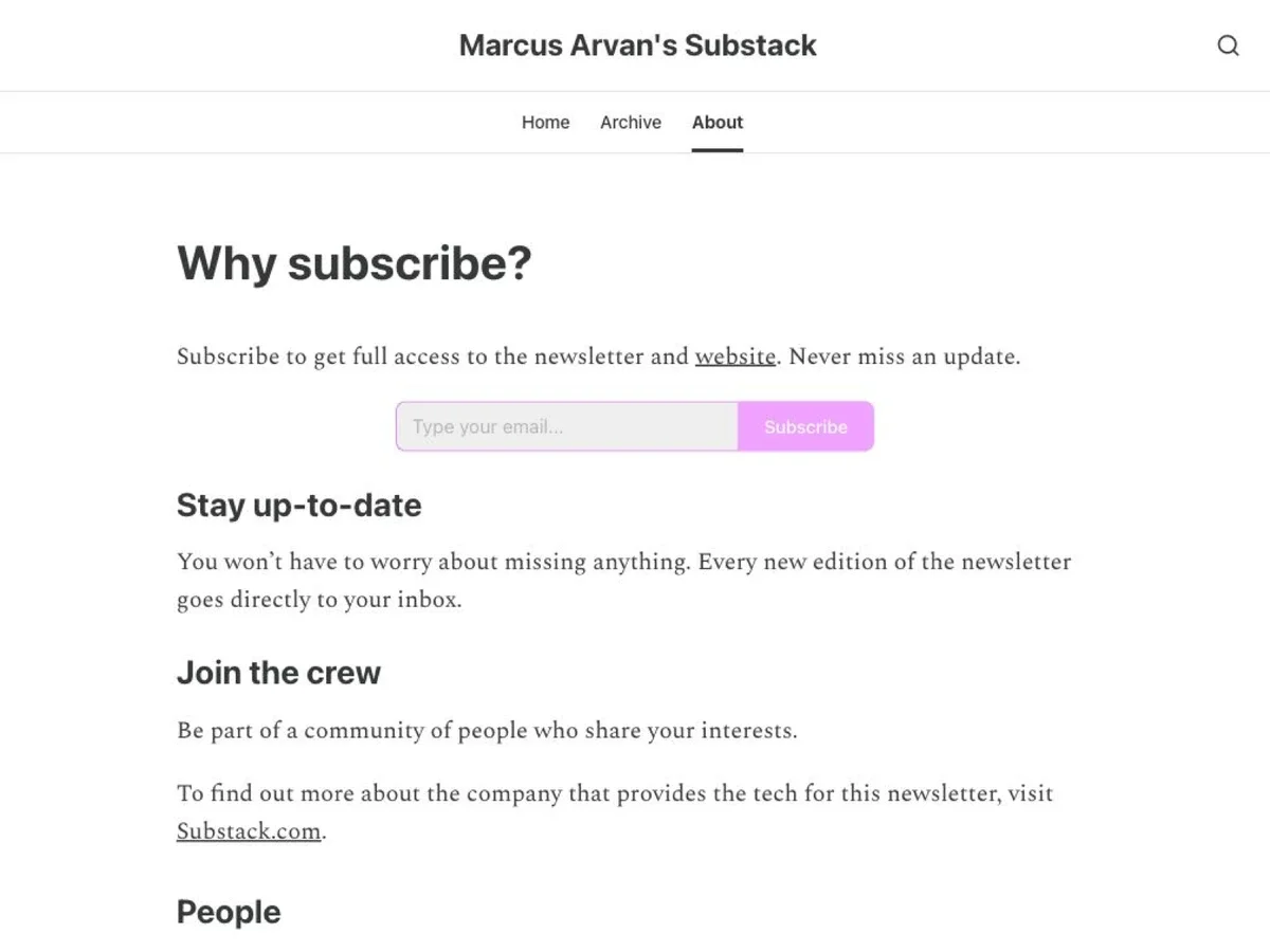 Marcus Arvan's Substack publication artwork