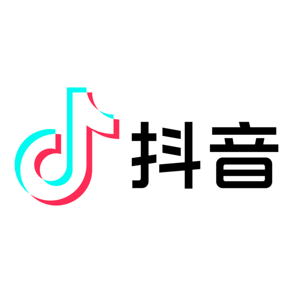 Douyin China app logo — key platform for reaching young male skincare consumers