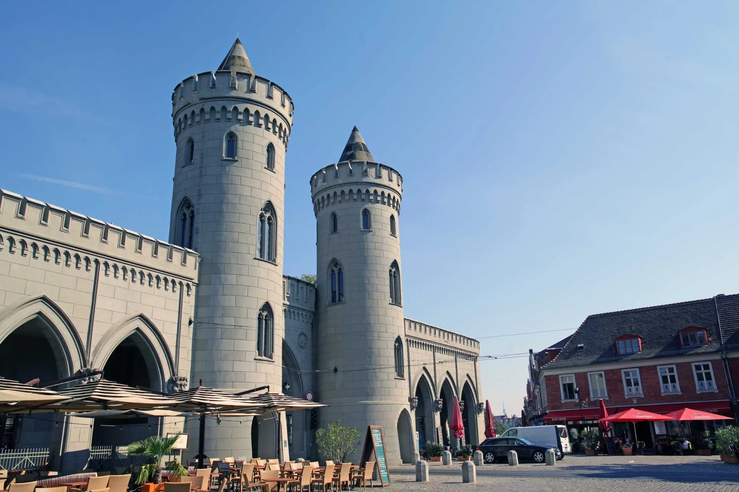 Potsdam’s Nauener Tor and its twin towers