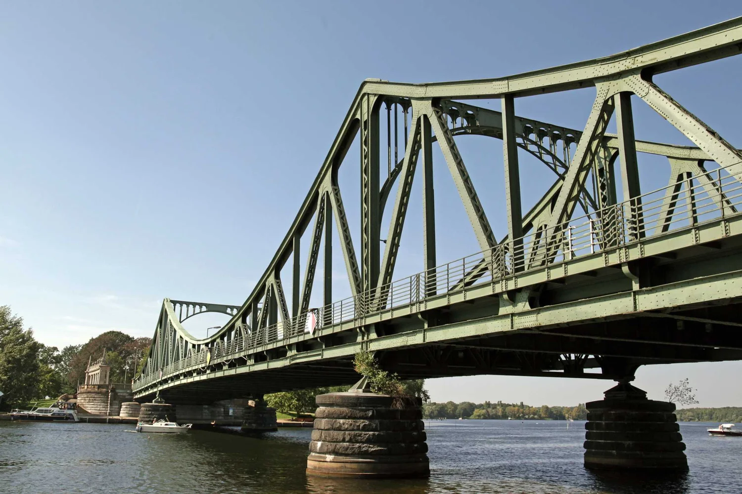 The Glienicke Bridge of Spies between Berlin and Potsdam