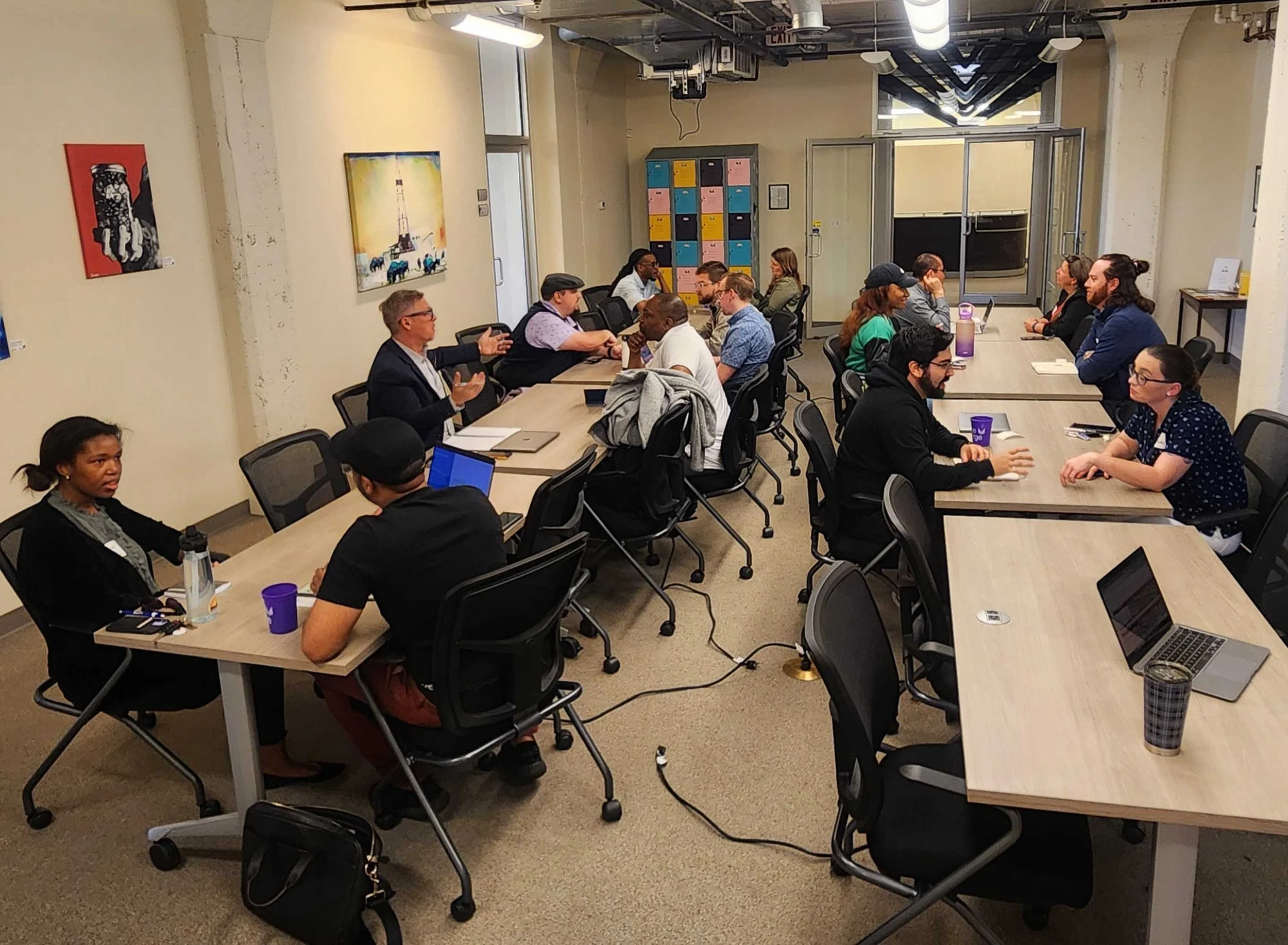gener8tor Oklahoma City cohort in a classroom session